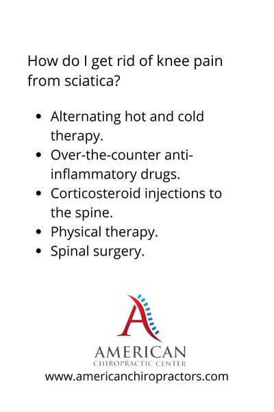 knee pain from sciatica