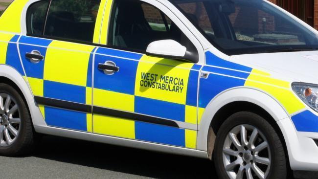 Paramedics treat a woman injured in an accident in Kempsey, Worcestershire