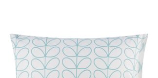 Orla Kiely Linear Stem Neptune Blue bedding by