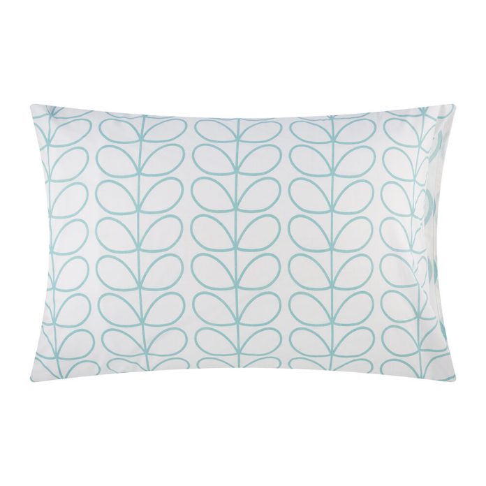 Orla Kiely Linear Stem Neptune Blue bedding by