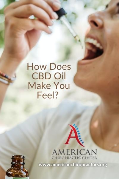 how does cbd oil make you feel