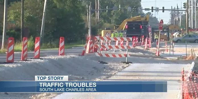 Large drainage and road projects create traffic headaches in the Lake Area - KPLC