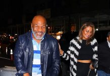 Mike Tyson looks in good spirits while dining with a female pal after the shocking Sciatica battle Daily Mail