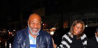 Mike Tyson looks in good spirits while dining with a female pal after the shocking Sciatica battle Daily Mail