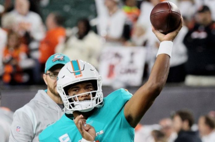 Dolphins' Tua Tagovailoa has 