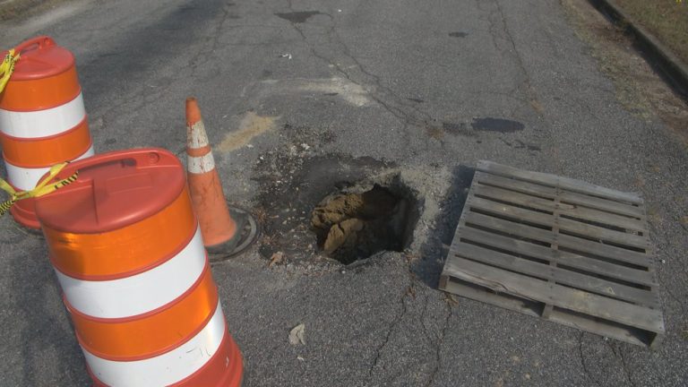 “I’d like them to resolve the problem sinkhole is causes headaches throughout Petersburg – – WWBT