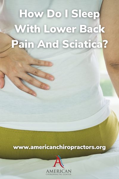 Lower Back Pain And Sciatica