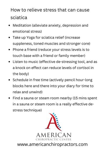 Charina Copy of American Chiropractors Image B - How to relieve stress that can cause sciatica
