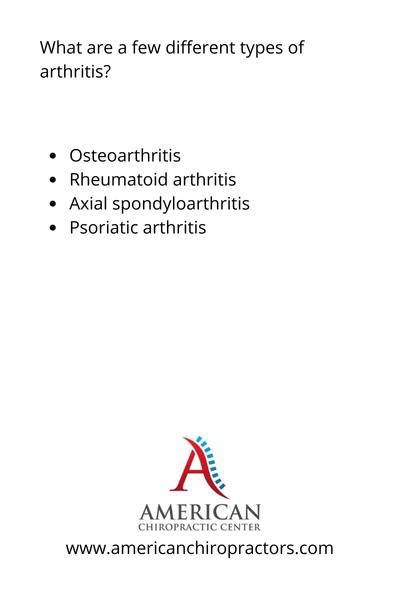 content machine american chiropractors photos b - What are a few different types of arthritis?