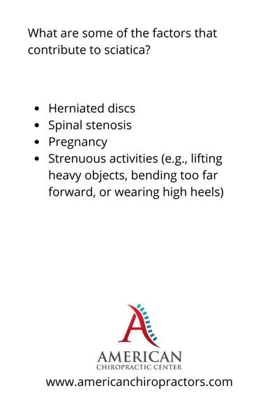 content machine american chiropractors photos b - What are some of the factors that contribute to sciatica?
