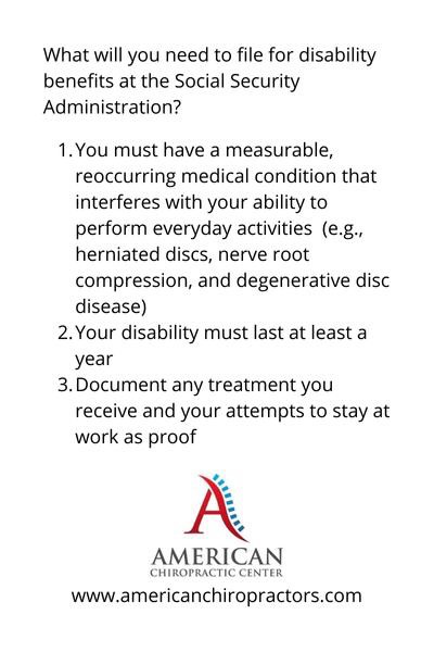 content machine american chiropractors photos b - What will you need to file for disability benefits at the Social Security Administration?