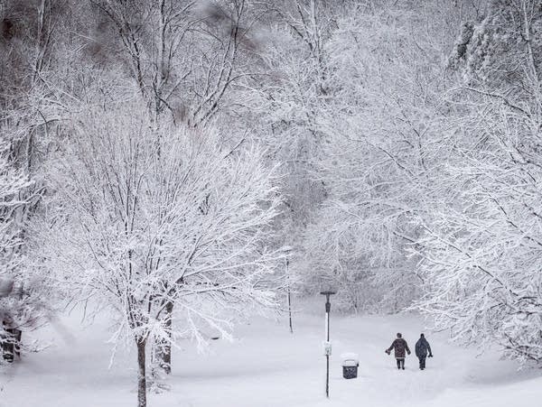Travel headaches continue to pile all over Minnesota The state of Minnesota is awash with snow. MPR News