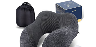 Traveling? This neck pillow, which is reduced to $16 has increased by more than 90 percent in sales this week"No pain" Yahoo Life