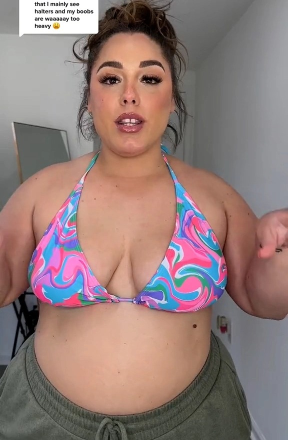 I have big boobs – my simple hack stops neck pain in halter neck swimwear