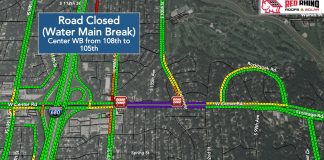 Omaha drivers are experiencing headaches in several areas, including the water main break at Center.

 OMAHA, Neb. (WOWT ) - On Monday afternoon, water gushed out of a ruptured water main between West Center and 105th Street.


 The road was closed in both directions for the entire Monday morning commute. Since then, the eastbound lane of the road has been reopened as workers continue to repair it. Omaha Public Works has announced that repairs will continue until further notice.


 After the closure, commuters had a list of roads that were either closed or had lane closures.


 This includes eastbound L, with one lane of travel between 108th and 102nd, and eastbound Dodge, with the left lane shut down between 76th to 72nd.


 This was evident during the Monday morning commute.


 Traffic on Interstate 680 was backed up as more traffic tried to use the eastbound Pacific.


 The crash on northbound I-680 caused bumper-to-bumper congestion all the way to eastbound I-80 at L.


 The traffic on the eastbound Center was reopened late in the morning of Tuesday.


 It is advisable to expect some delays due to the westbound traffic and ongoing construction.


 Plan to leave extra time and be extra patient until traffic in these areas returns to normal.


 
  Copyright 2023 Wowt. All rights reserved